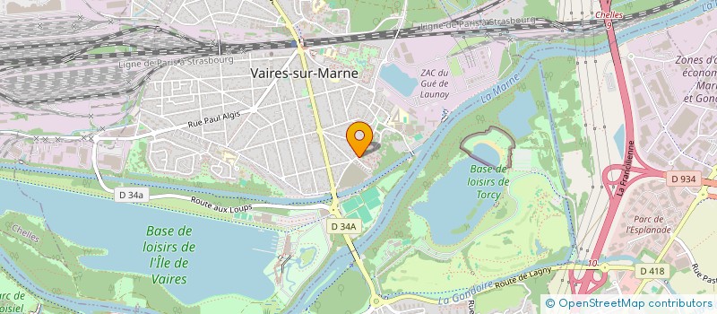 localisation de l'entreprise ZONE NORD OUEST AVIRON à VAIRES-SUR-MARNE