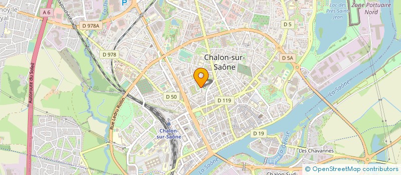 localisation de l'entreprise ZONE PASTORAL BRESSE CHALON EST ET OUEST à CHALON-SUR-SAONE