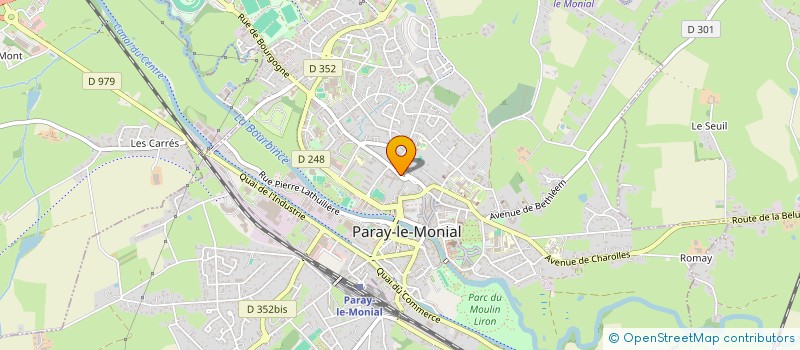 localisation de l'entreprise ZONE PASTORALE ARROUX LOIRE BRION CHAROL  PARAY-LE-MONIAL