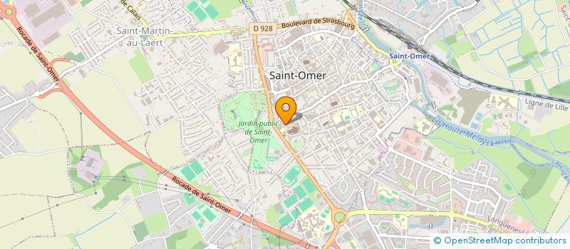 localisation de l'entreprise ZONE PASTORALE DE LA MORINIE à SAINT-OMER