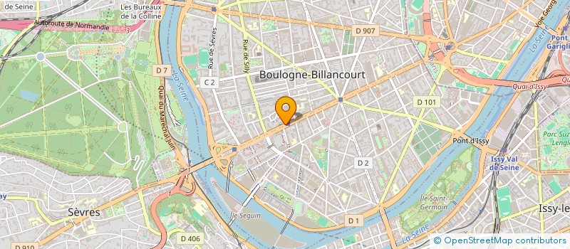 localisation de l'entreprise ZONE PRESSE  BOULOGNE-BILLANCOURT