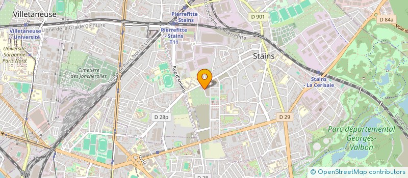 localisation de l'entreprise ZONE PROPRE à STAINS
