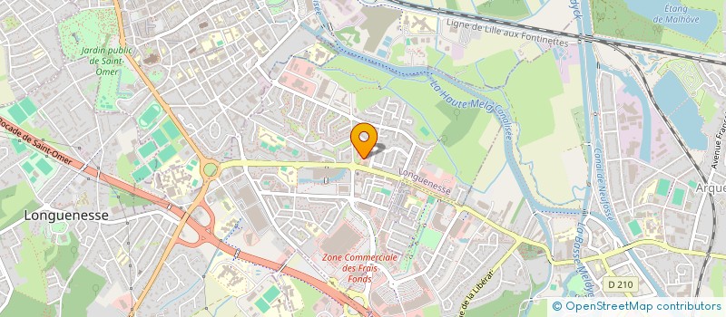 localisation de l'entreprise ZONE PURE  LONGUENESSE