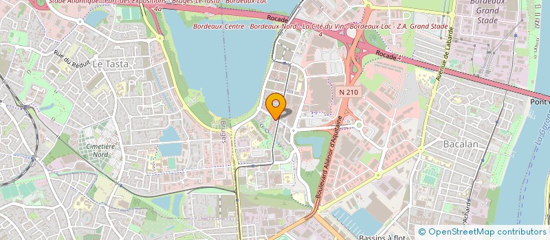localisation de l'entreprise ZONE REVOLUTION à BORDEAUX
