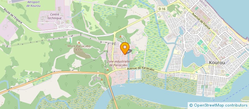 localisation de l'entreprise ZONE ROUGE à KOUROU
