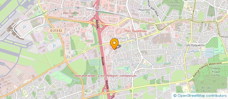 localisation de l'entreprise ZONE ROUGE à MERIGNAC