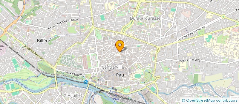 localisation de l'entreprise ZONE SUD à PAU