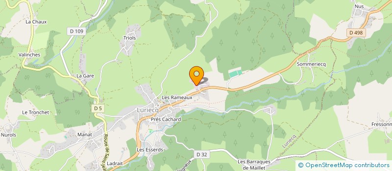 localisation de l'entreprise ZONE TRAINING LURIECQ  LURIECQ