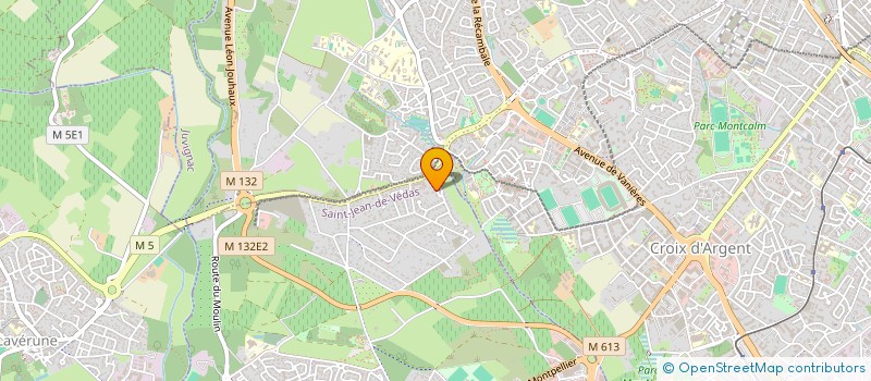 localisation de l'entreprise ZONE VERTE à SAINT-JEAN-DE-VEDAS