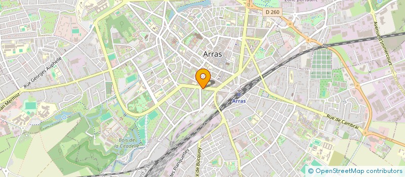 localisation de l'entreprise ZONES DE L ARCHIDIACONE DU SUD à ARRAS