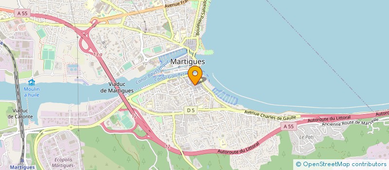 localisation de l'entreprise ZONETEX à MARTIGUES