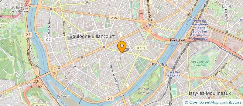 localisation de l'entreprise ZONGA INZO à BOULOGNE BILLANCOURT