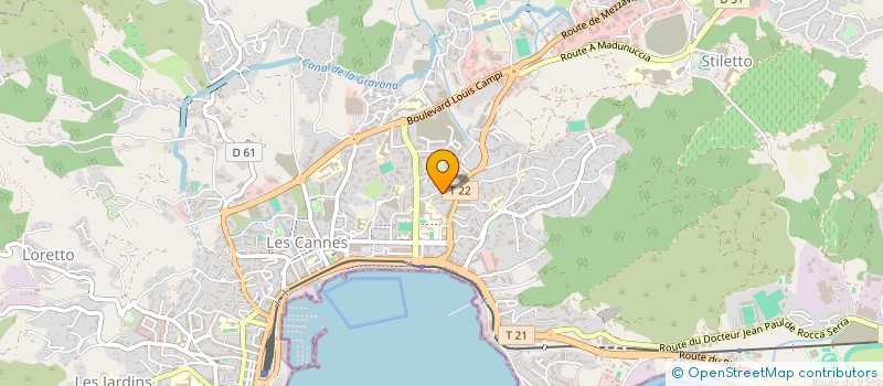 localisation de l'entreprise ZONZA EXPRESS SARL à AJACCIO