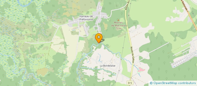 localisation de l'entreprise ZOO DE GUYANE  MACOURIA