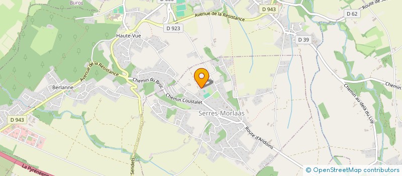 localisation de l'entreprise ZOOKEEPER SARL  SERRES-MORLAAS