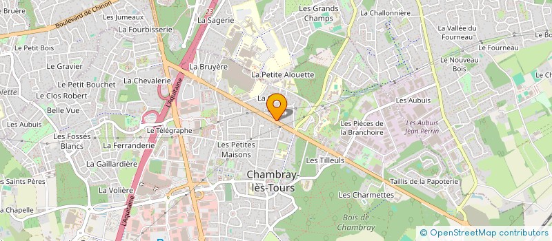 localisation de l'entreprise ZOOKY  CHAMBRAY-LES-TOURS