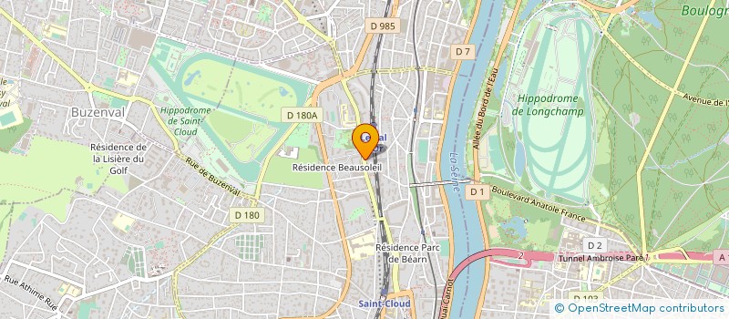 localisation de l'entreprise ZOOLANDIA à SAINT-CLOUD