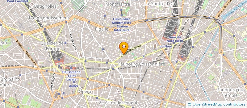 localisation de l'entreprise ZOOM 2000 à PARIS
