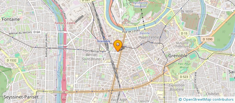 localisation de l'entreprise ZOOM  GRENOBLE