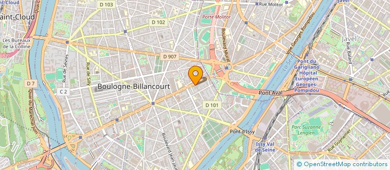 localisation de l'entreprise ZOOM à BOULOGNE-BILLANCOURT