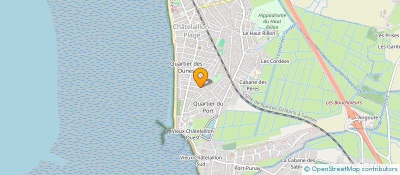 localisation de l'entreprise ZOOM ATLANTIC à CHATELAILLON-PLAGE