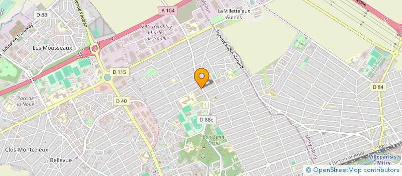 localisation de l'entreprise ZOOM AUTO  TREMBLAY-EN-FRANCE