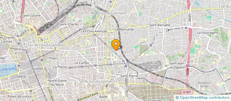 localisation de l'entreprise ZOOM AVANT à MARSEILLE