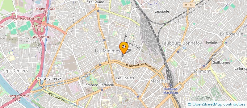 localisation de l'entreprise ZOOM DV à TOULOUSE