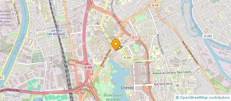 localisation de l'entreprise ZOOM ON IT  CRETEIL