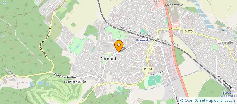 localisation de l'entreprise ZOOM SUR SARL  DOMONT