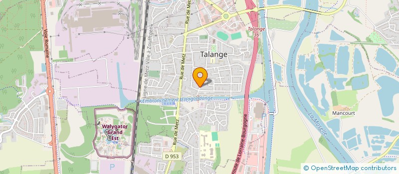 localisation de l'entreprise ZOOM TAXI  TALANGE