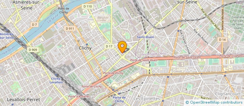 localisation de l'entreprise ZOOM TRADING à CLICHY