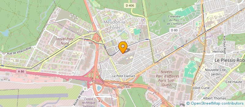 localisation de l'entreprise ZOOMAT à CLAMART