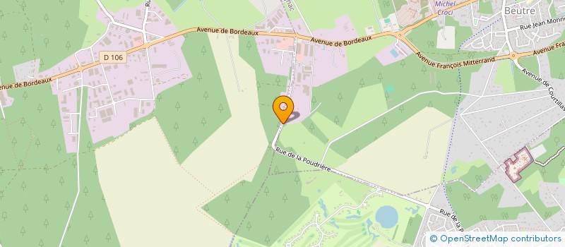 localisation de l'entreprise ZOOMING  MERIGNAC