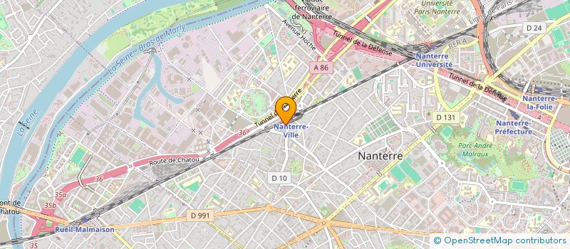 localisation de l'entreprise ZOOMZEN à NANTERRE