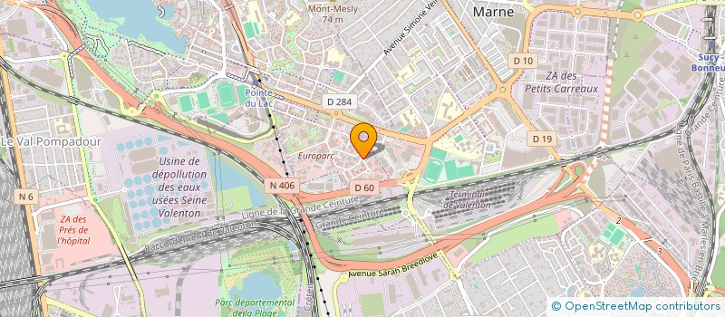 localisation de l'entreprise ZOOPIZ  CRETEIL