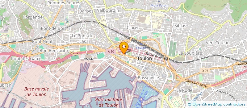 localisation de l'entreprise ZOOPRO à TOULON