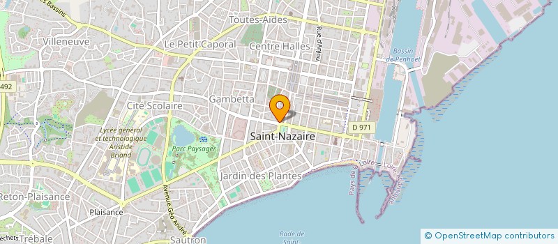 localisation de l'entreprise ZOOZ  SAINT-NAZAIRE