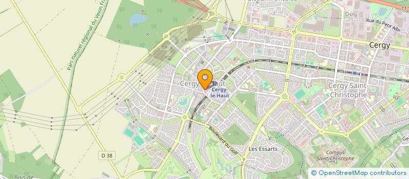 localisation de l'entreprise ZOOZIMMO  CERGY