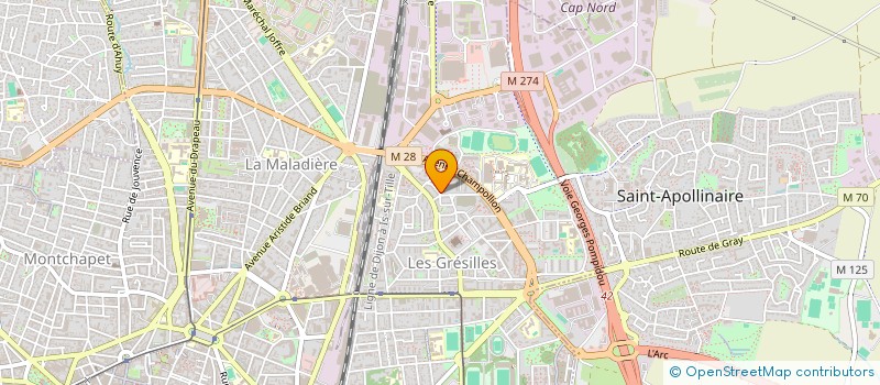 localisation de l'entreprise ZOPITEK  DIJON