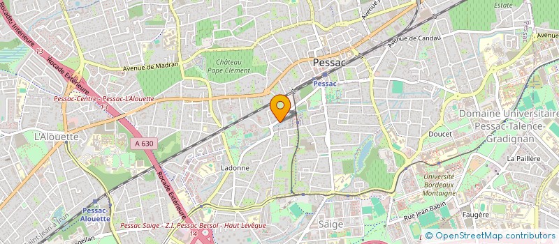 localisation de l'entreprise ZOPTIK  PESSAC