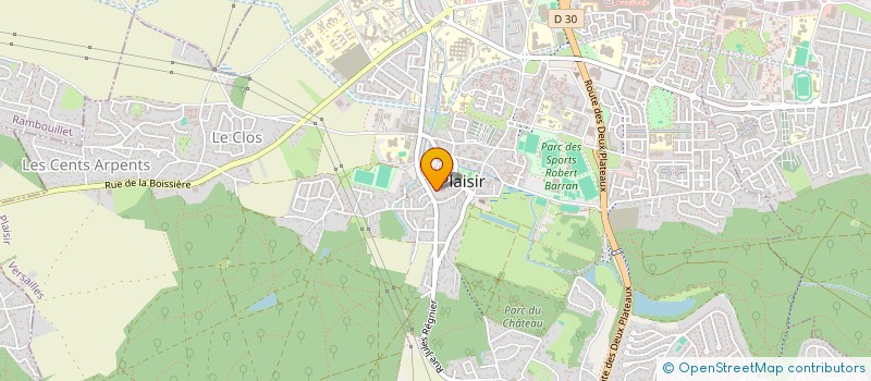 localisation de l'entreprise ZOR BAT à PLAISIR