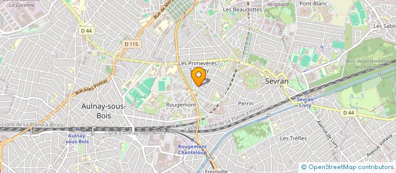 localisation de l'entreprise ZORA C.H.M.M.S  SEVRAN