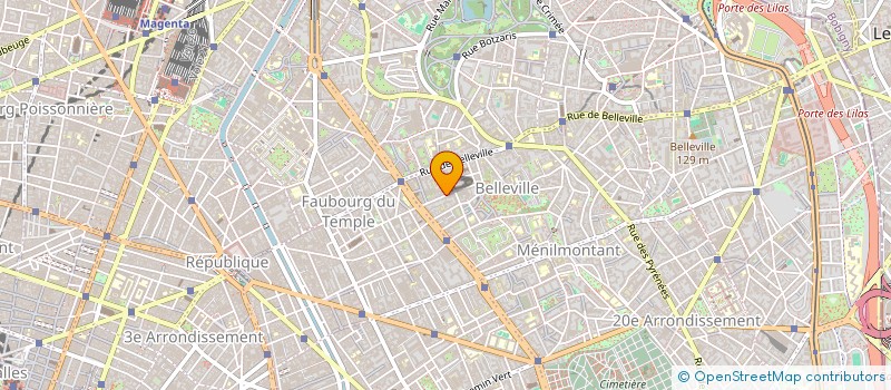 localisation de l'entreprise ZORAVA à PARIS