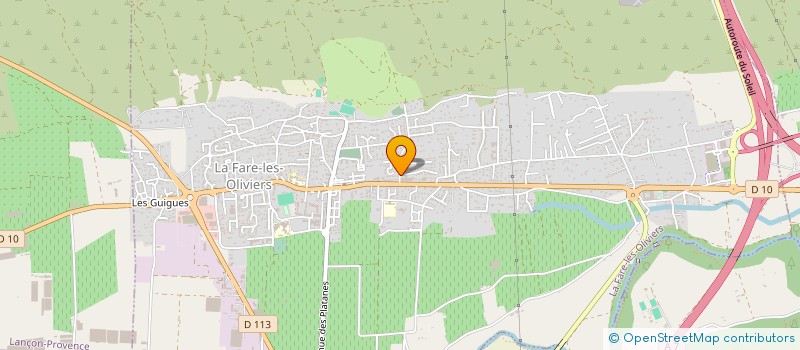 localisation de l'entreprise ZOREILLE  LA FARE-LES-OLIVIERS