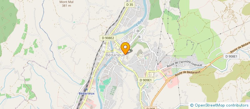localisation de l'entreprise ZOREILLES AUX VENTS à BEDARIEUX