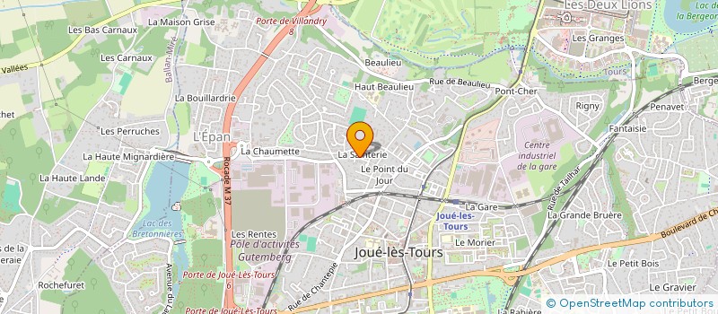 localisation de l'entreprise ZOREOL FINANCES  JOUE-LES-TOURS