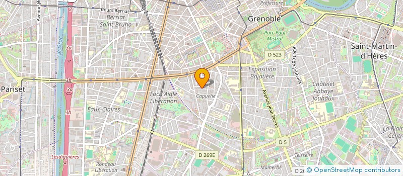 localisation de l'entreprise ZORIANAE à GRENOBLE