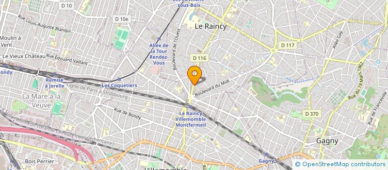 localisation de l'entreprise ZORIC'ART à LE RAINCY
