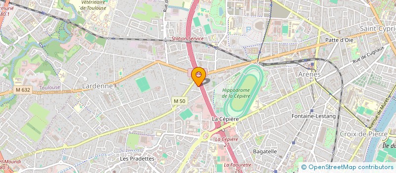 localisation de l'entreprise ZORIE  TOULOUSE